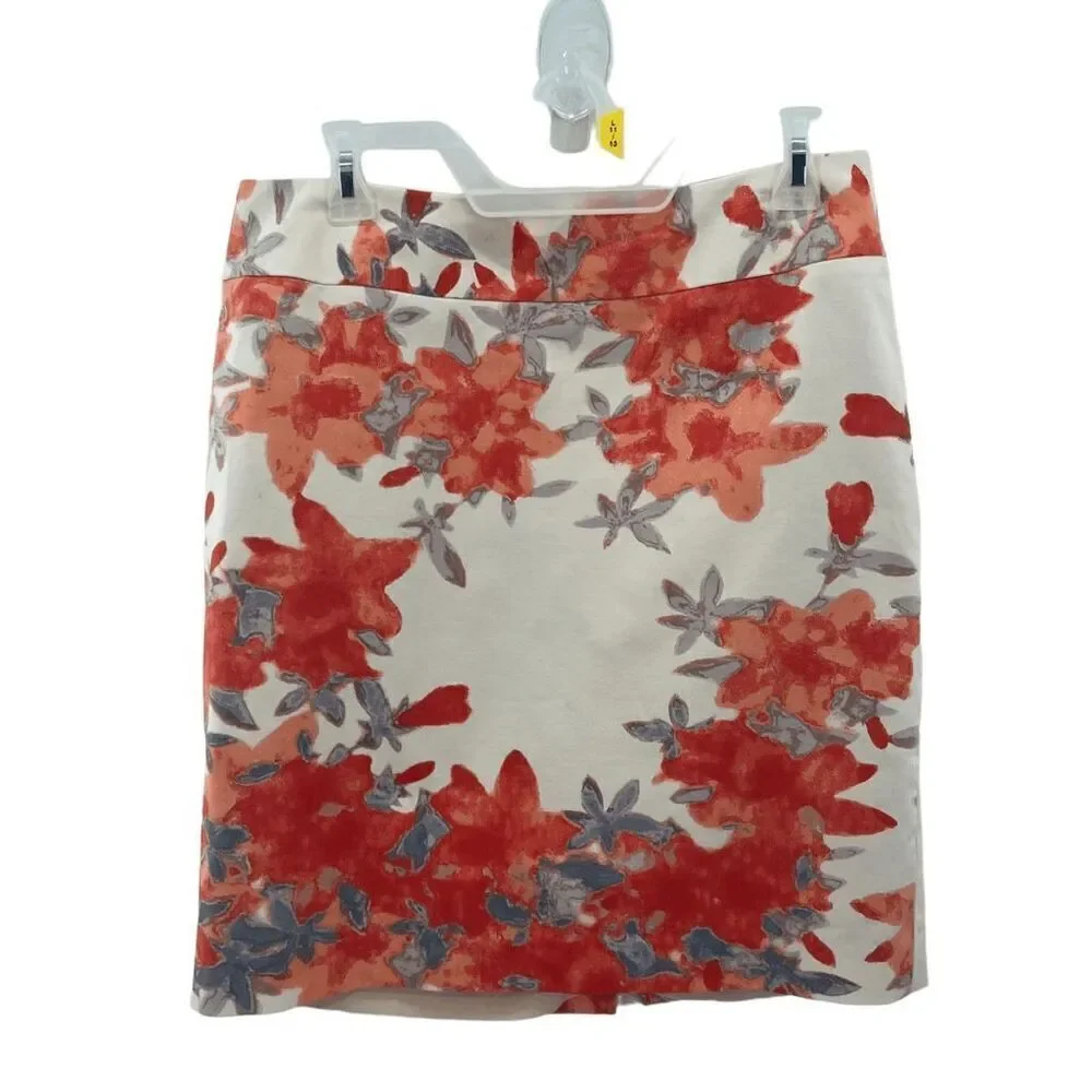Halogen Floral Mini But Very Conservative Skirt